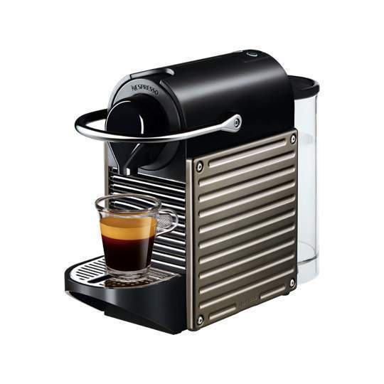 Krups Pixie Nespresso Coffee Maker - Electric Titanium shopcookware.ie